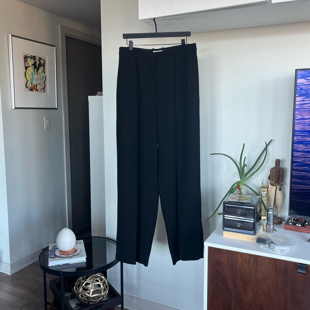 Aritzia Babaton Marmont Black High-rise Wide-leg Wide-Leg Formal Evening Pants - Picture 8 of 16